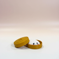 Bao Bun — kawaii 3D-printed smiling bao in a bamboo steamer